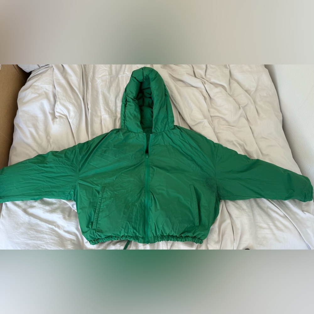 Yves Salomon reversible hooded padded jacket